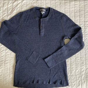 Mens Waffle Henley - TALL